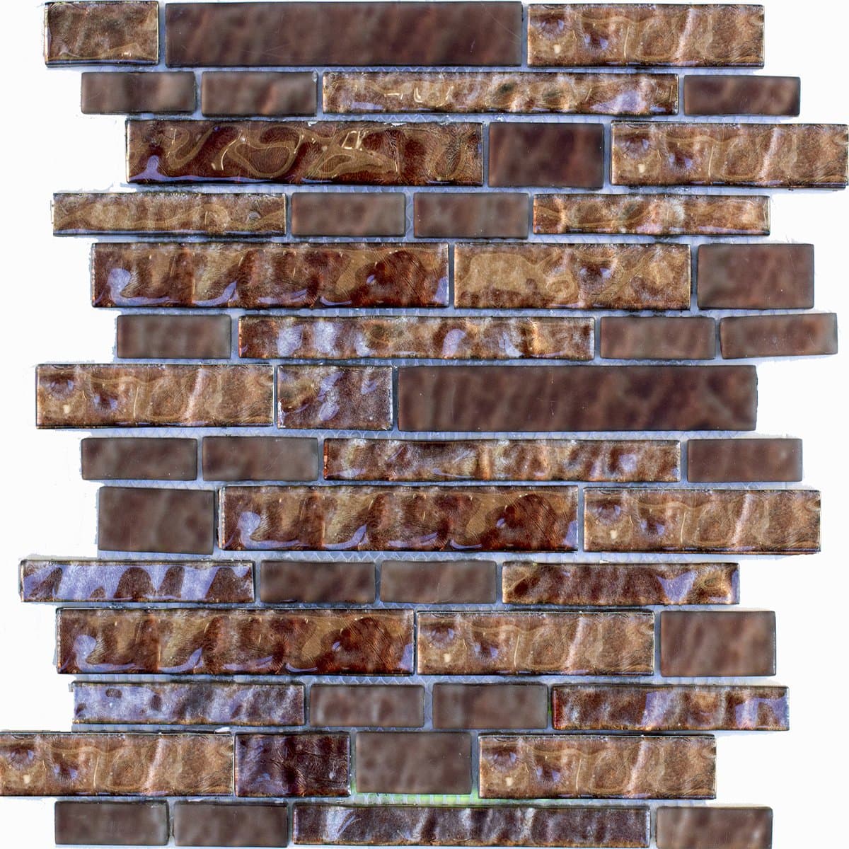 sample02045 Sample-Glass Mosaic Wall Tile 12in.x12in.x6mm-#02045, 12" x 12" x 6mm