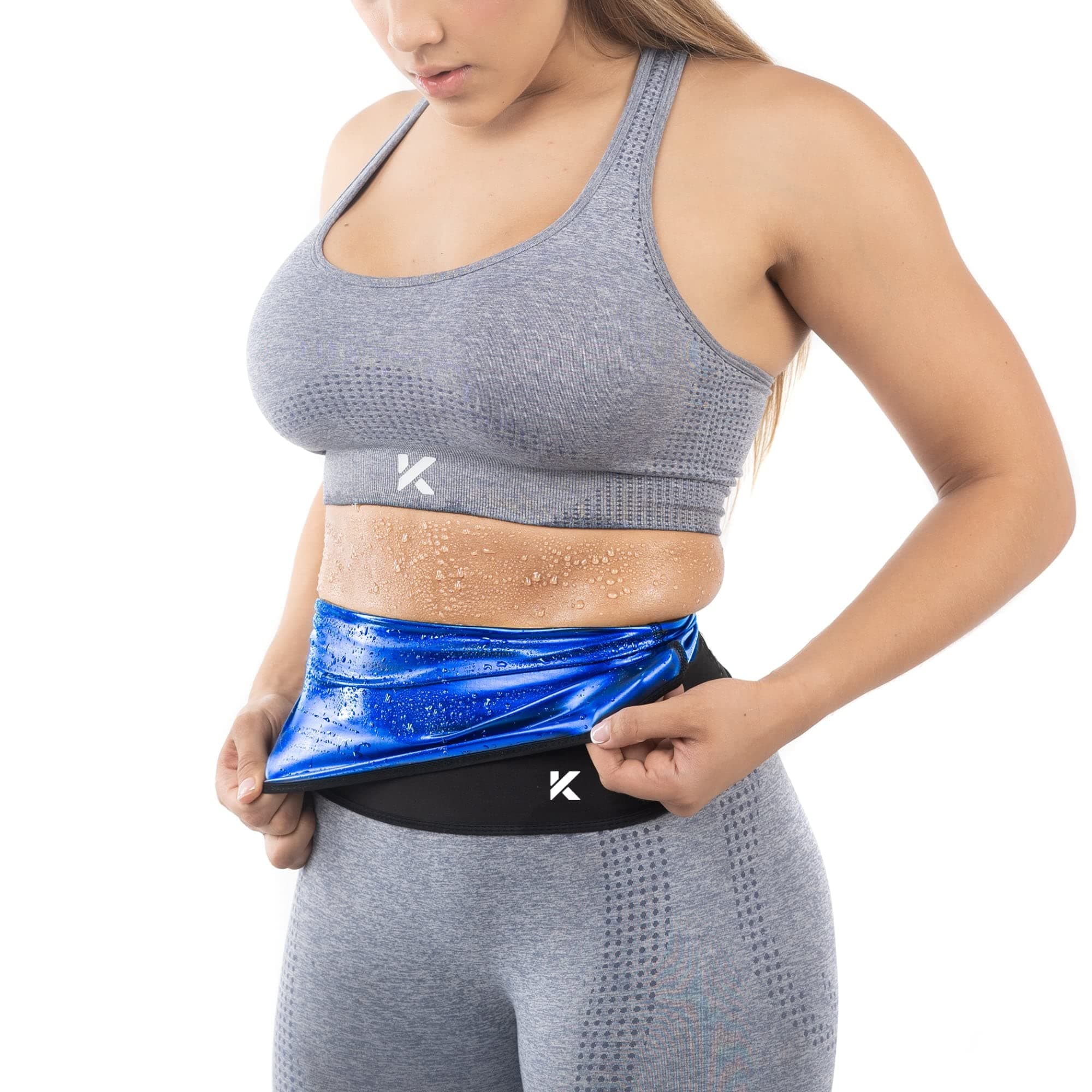 Kewlioo Women's Heat Trapping Waist Toner Cincher - Sweat Body Trainer - Neoprene-Free Thermo Shapewear Compression Trimmer