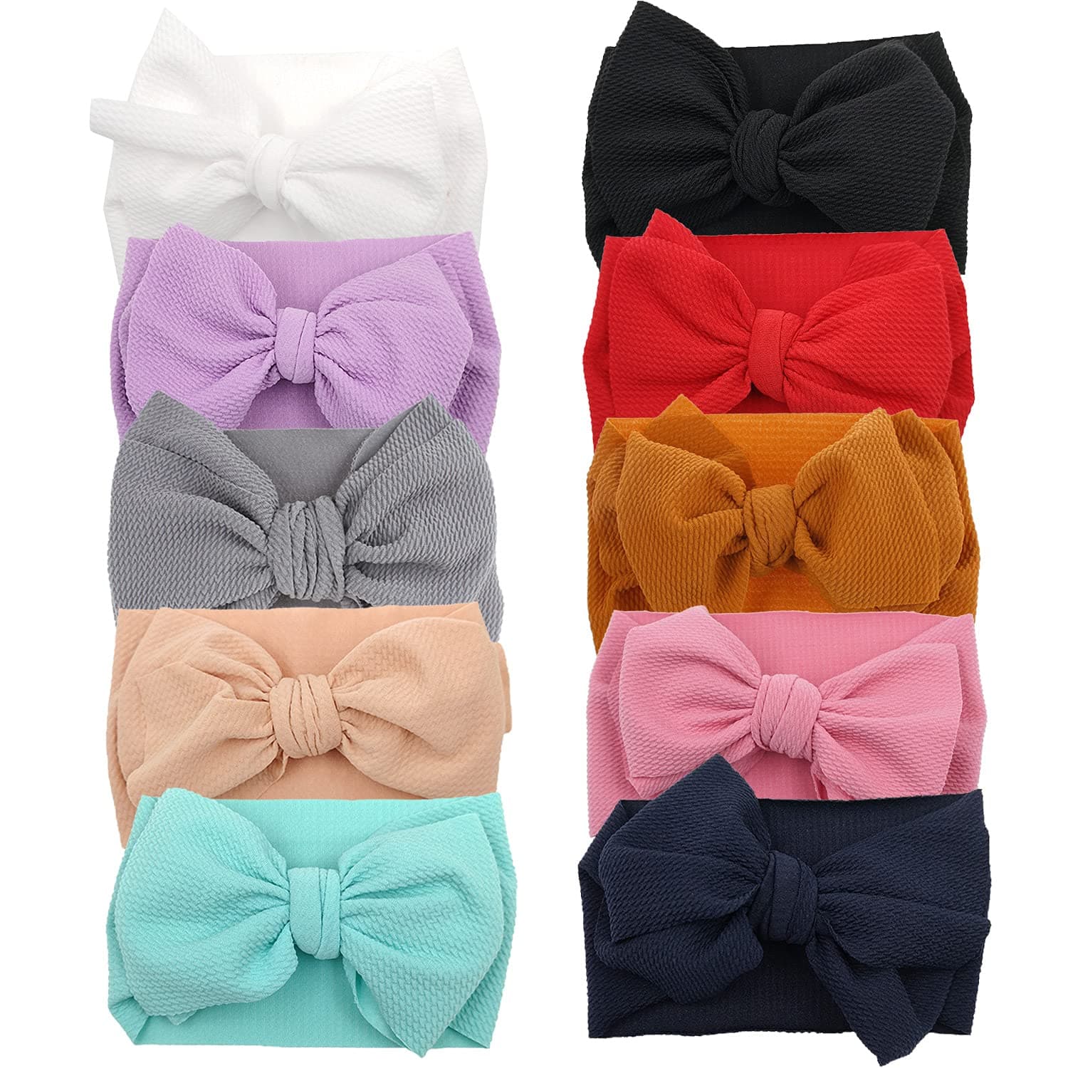 Big Hair Bow Baby Headbands Knot Headwrap bow wide headband Elastic Head Wraps for Newborn Infant Toddler Hair Accessories