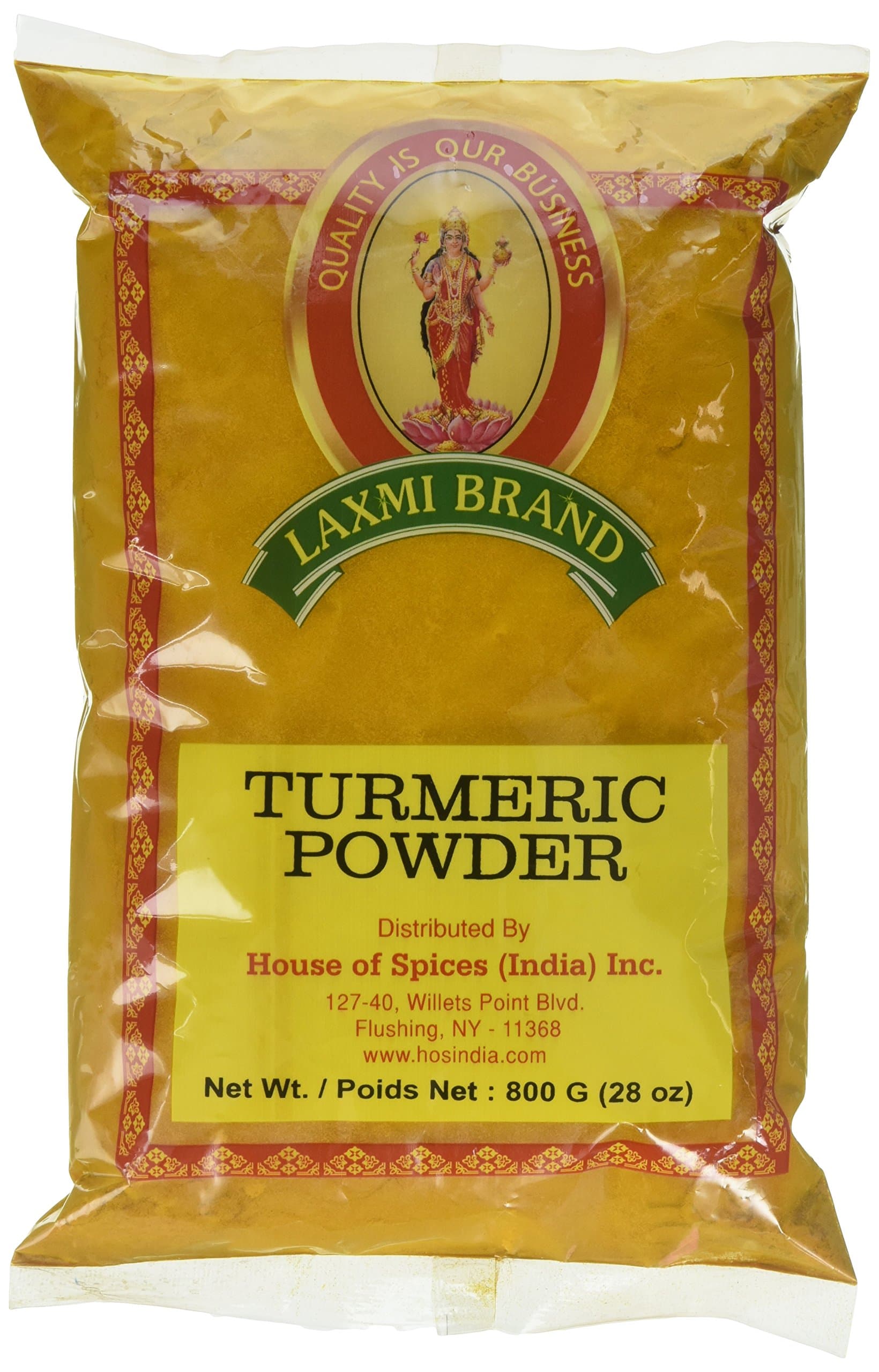 Natural Ground Turmeric Powder, Curcuma Longa, Indian Saffron, Yellow Root, Made Pure, Made Fresh, Tradition of Quality, Product of India (1.76lb)