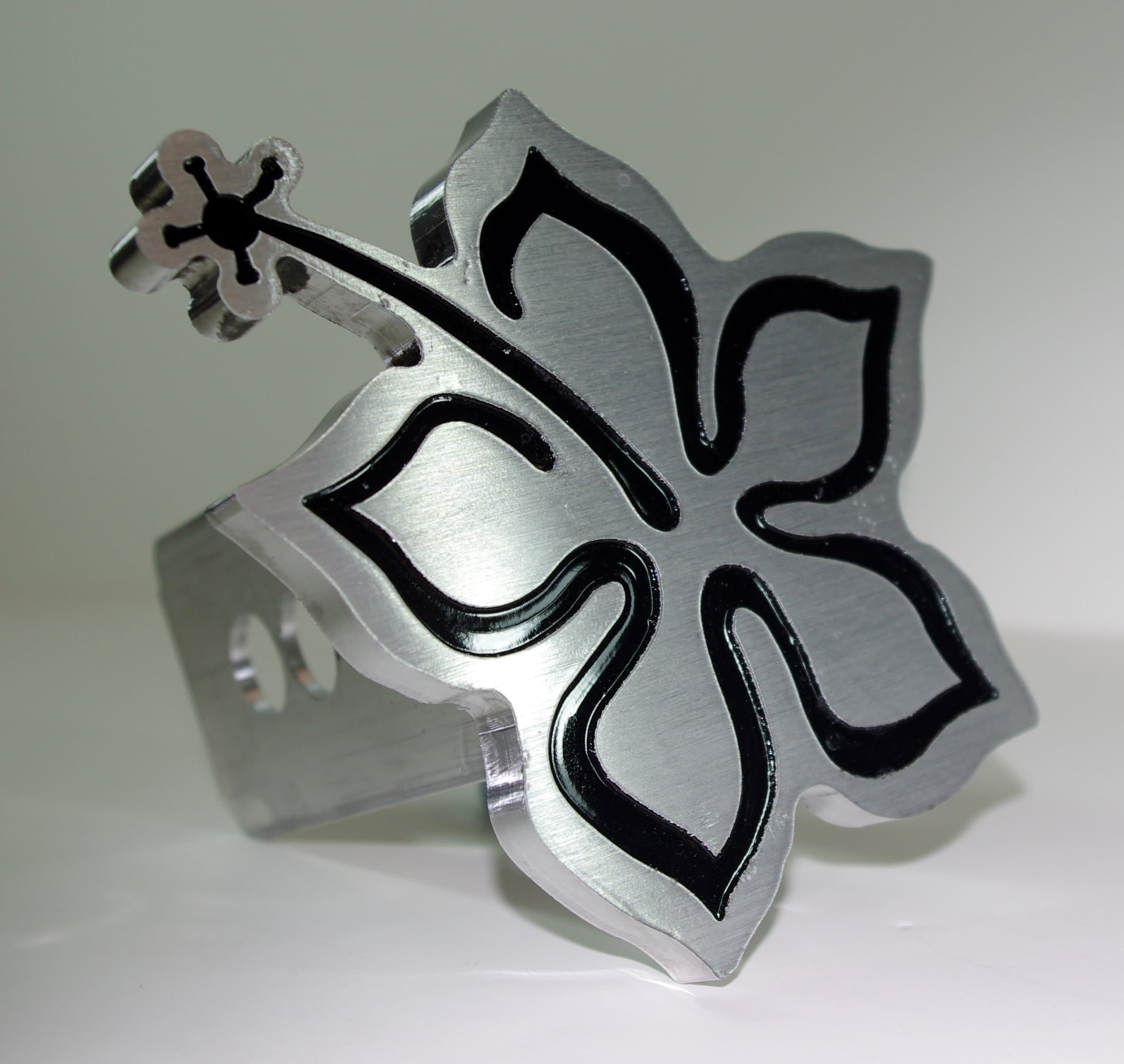 Hibiscus Flower Hitch Cover Plug Fits 2" Receiver