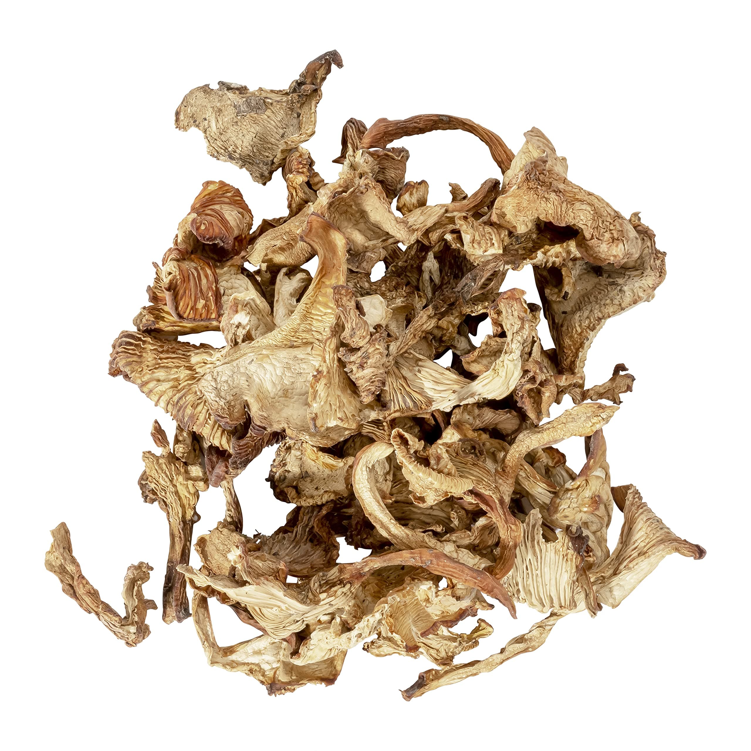 OliveNation Dried Chanterelle Mushrooms, Whole Dried Chanterelles - 4 ounces