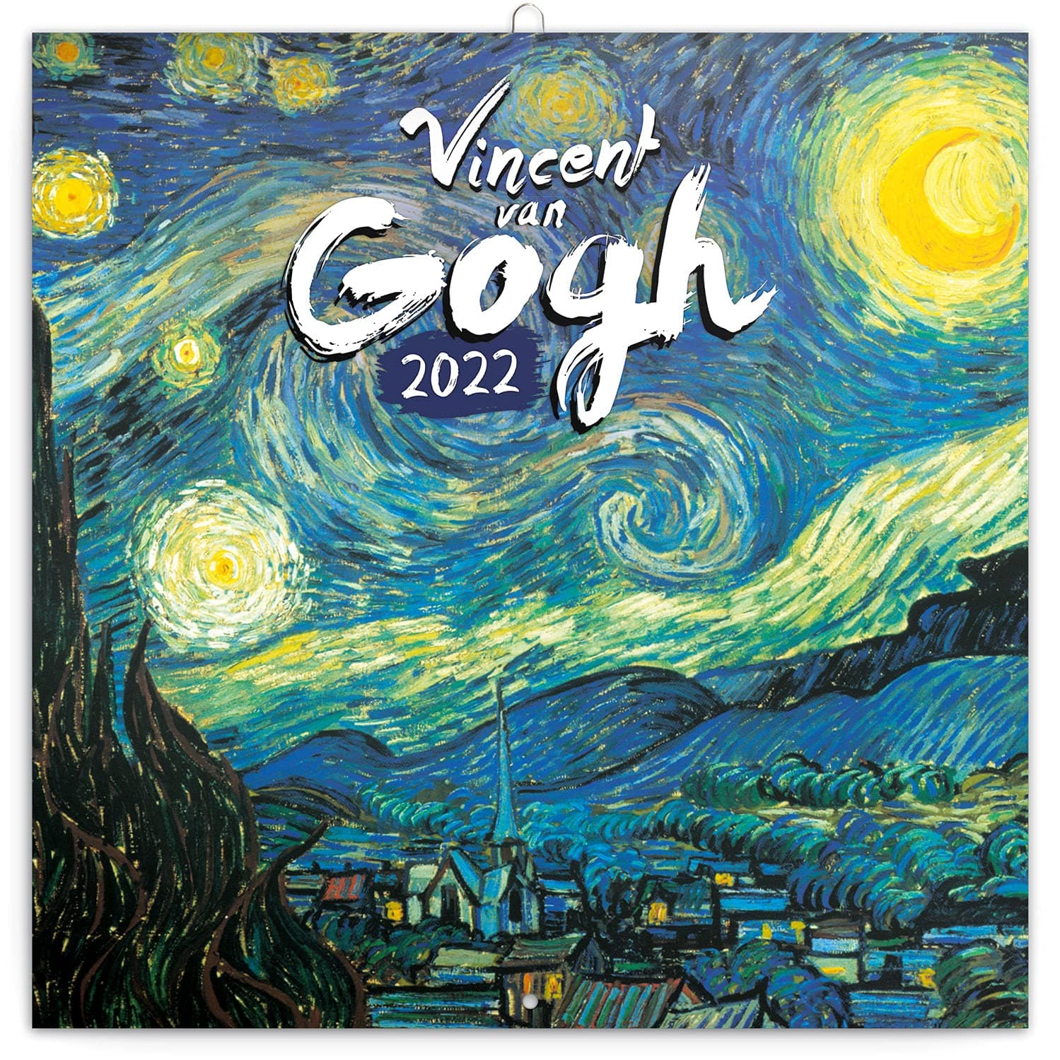 Vincent van Gogh wall calendar 2022, brochure calendar with monthly calendar, art calendar, 30 cm x 30 cm (30 cm x 60 cm when open)