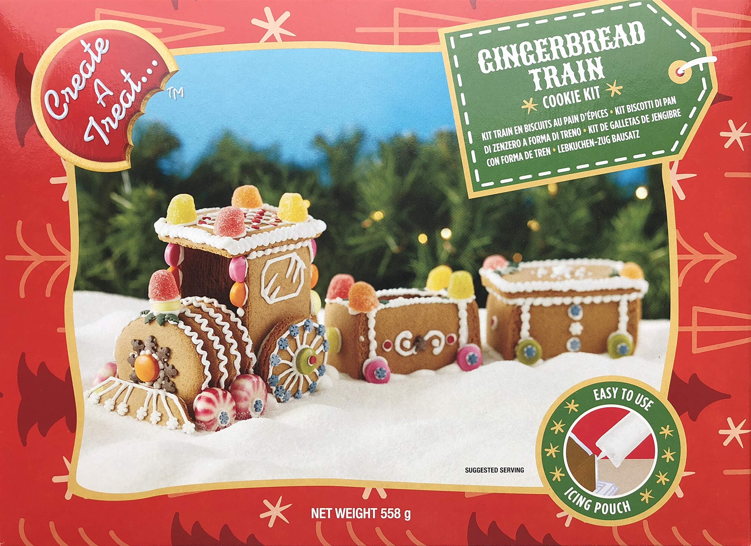 Gingerbread Train Cookie Kit 558g