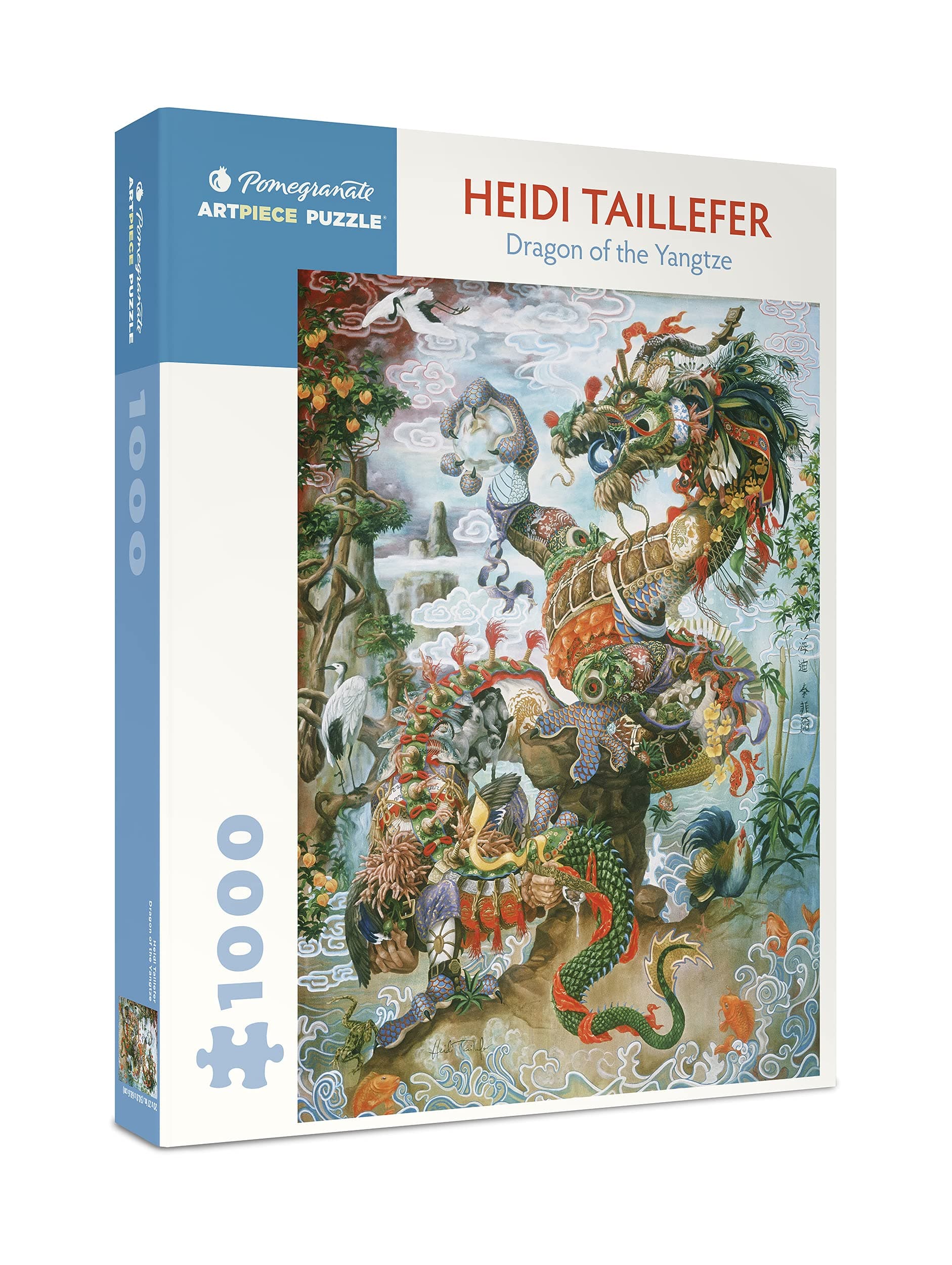 1000-Piece Jigsaw Puzzle for Adults, Heidi Taillefer's Dragon of The Yangtze, Matte Finish, Snug Fit