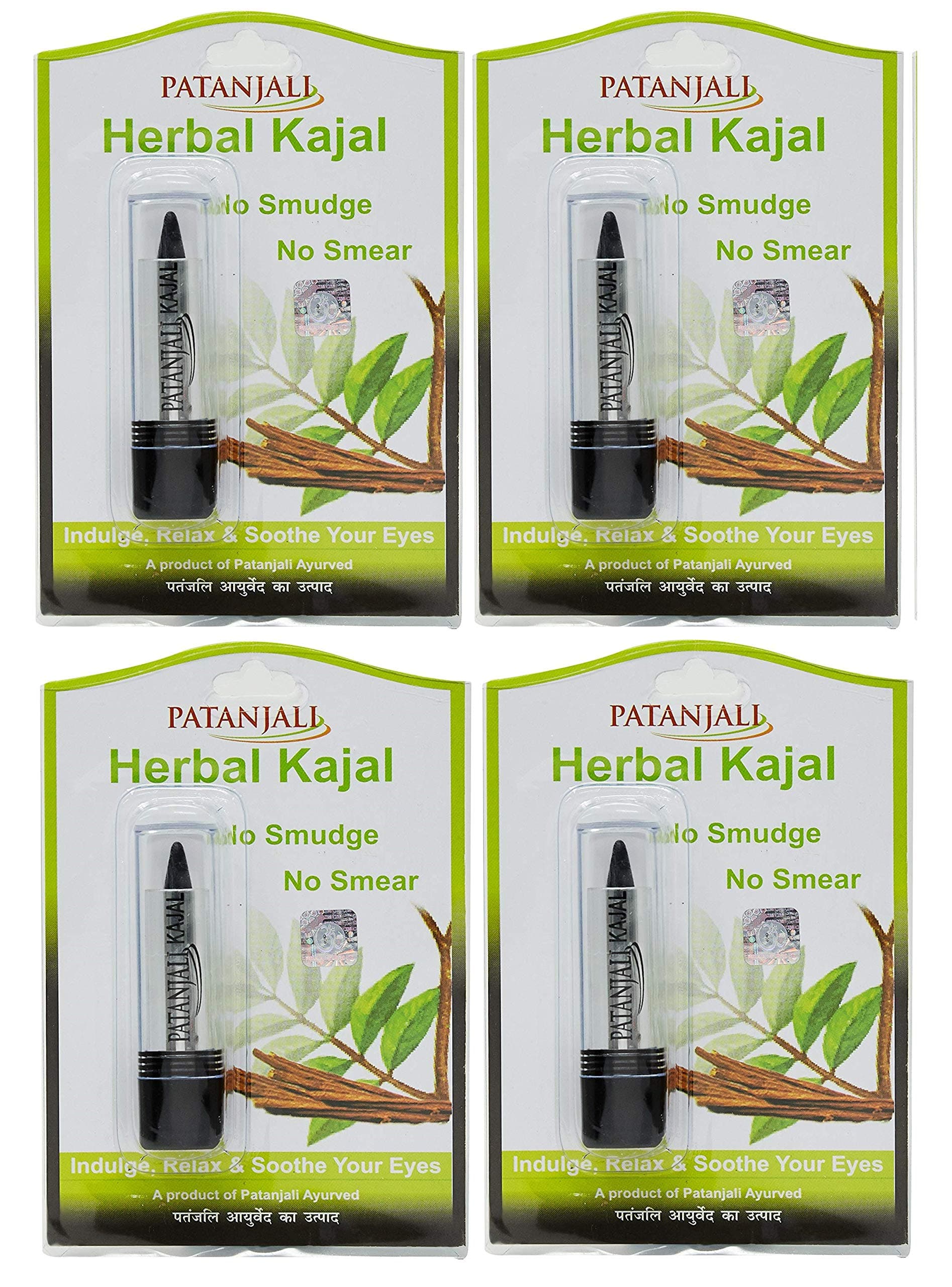 Patanjali Herbal Kajal 3 Grams (Pack of 4)