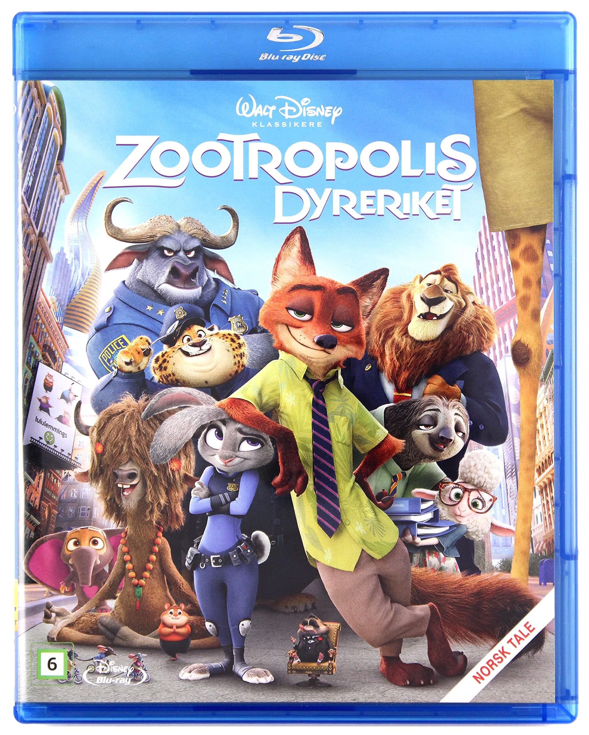 Zootopia [Blu-Ray] [Region Free] (English audio. English subtitles)