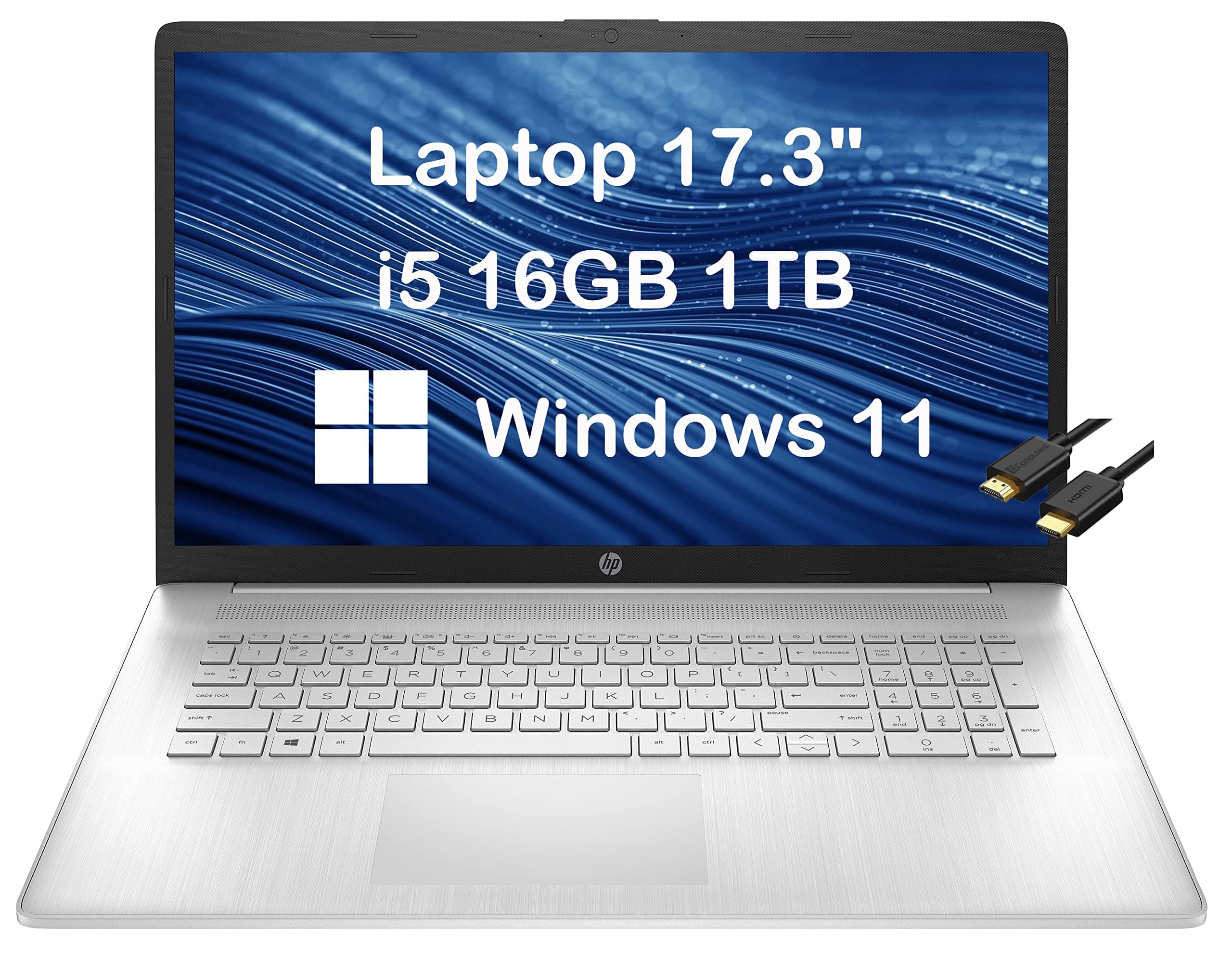 HP 15 Touchscreen Laptop 15.6" HD IPS Business Laptop (Intel i3-1115G4, 8GB RAM, 256GB SSD, UHD Graphics) 2-Core(Beat i5-10210U), HD Webcam, Type-C, WiFi, IST SD Card, Windows 11 Home in S Mode - 2023