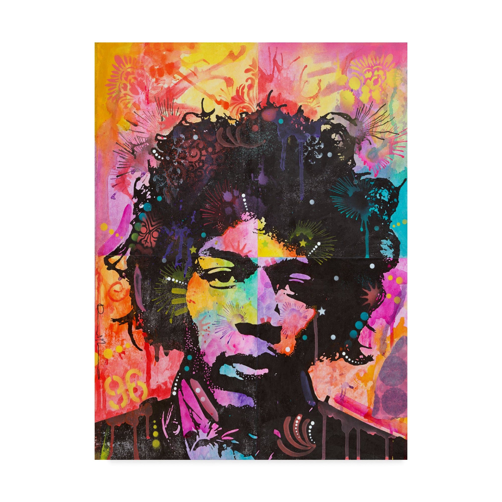 Jimi Hendrix VI by Dean Russo, 24x32-Inch