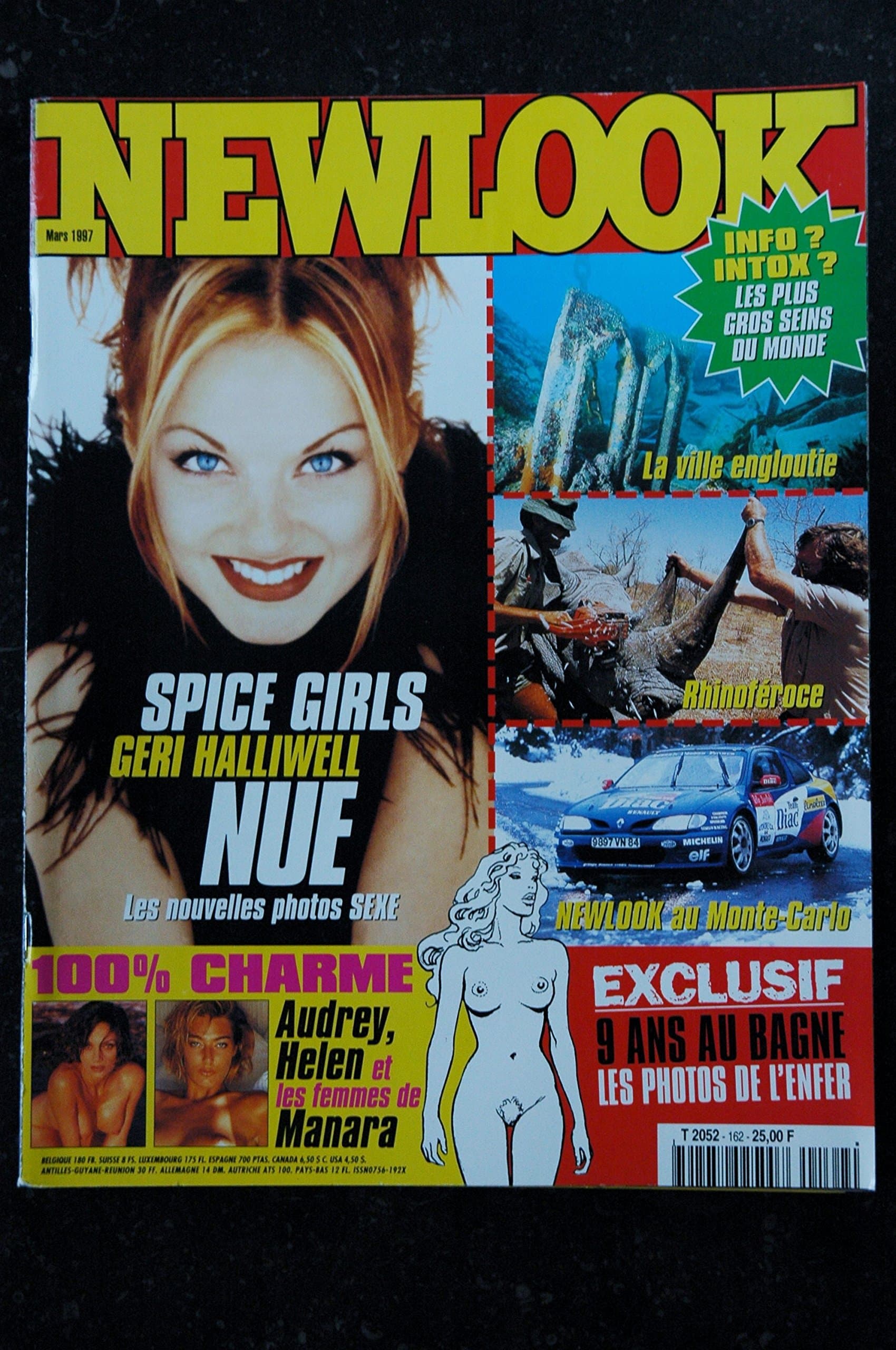 NEWLOOK 162 SPICE GIRLS GERI HALLIWELL NUE MANARA HOT AUDREY HELEN INTEGRAL NUDE Single Issue Magazine