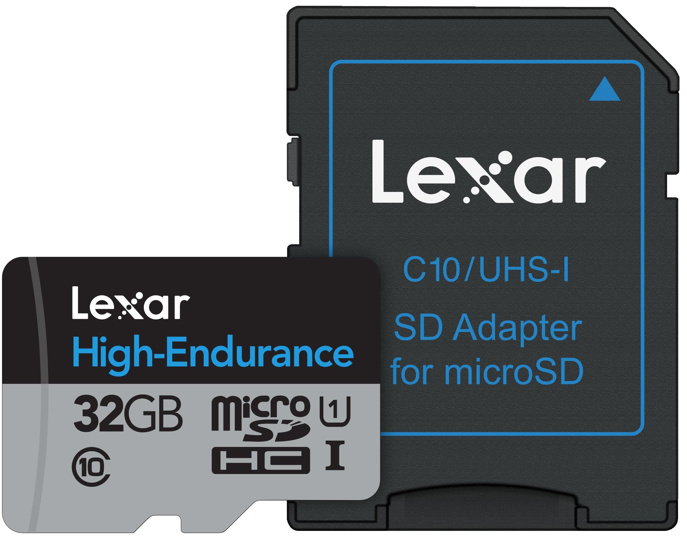Lexar High-Endurance microSDHC/microSDXC 32 GB UHS-I Cards