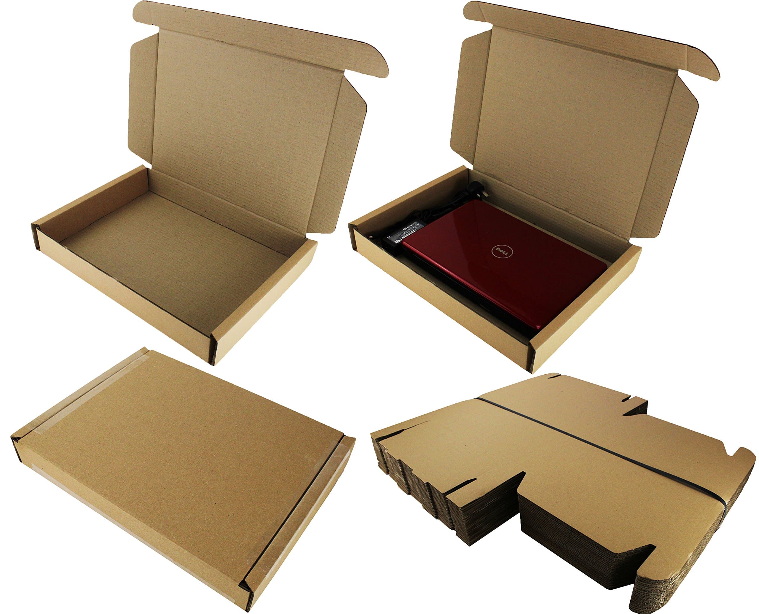 1 x Laptop Shipping Mail Postal Strong Cardboard Box Screen 50x36x7cm