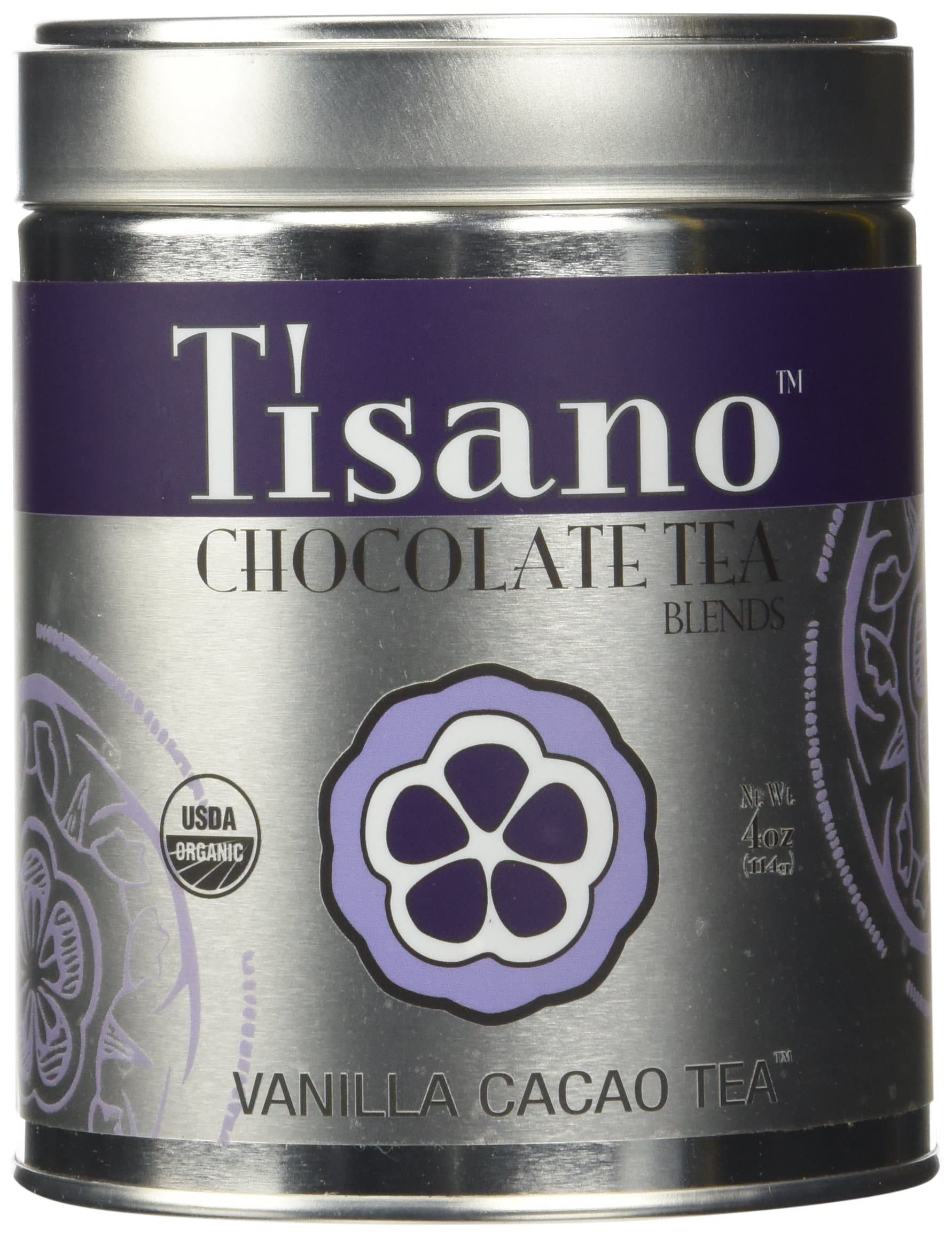 Tisano Organic Vanilla Rooibos Cacao Tea - Loose Leaf - 04oz