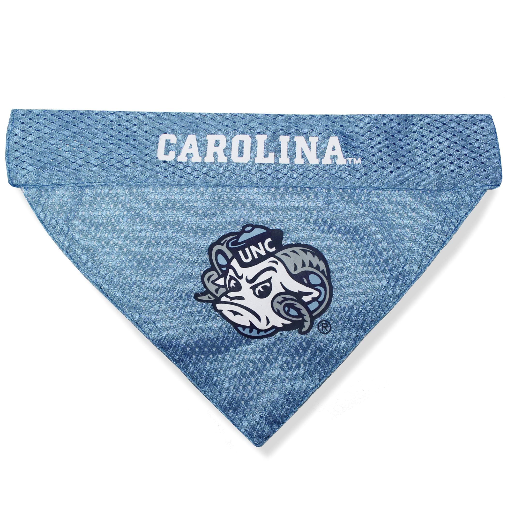 Pets First NCAA Reversible Bandana. North Carolina Tar Heels Sports Fan Pet Bandana Small/Medium, Home & Away!