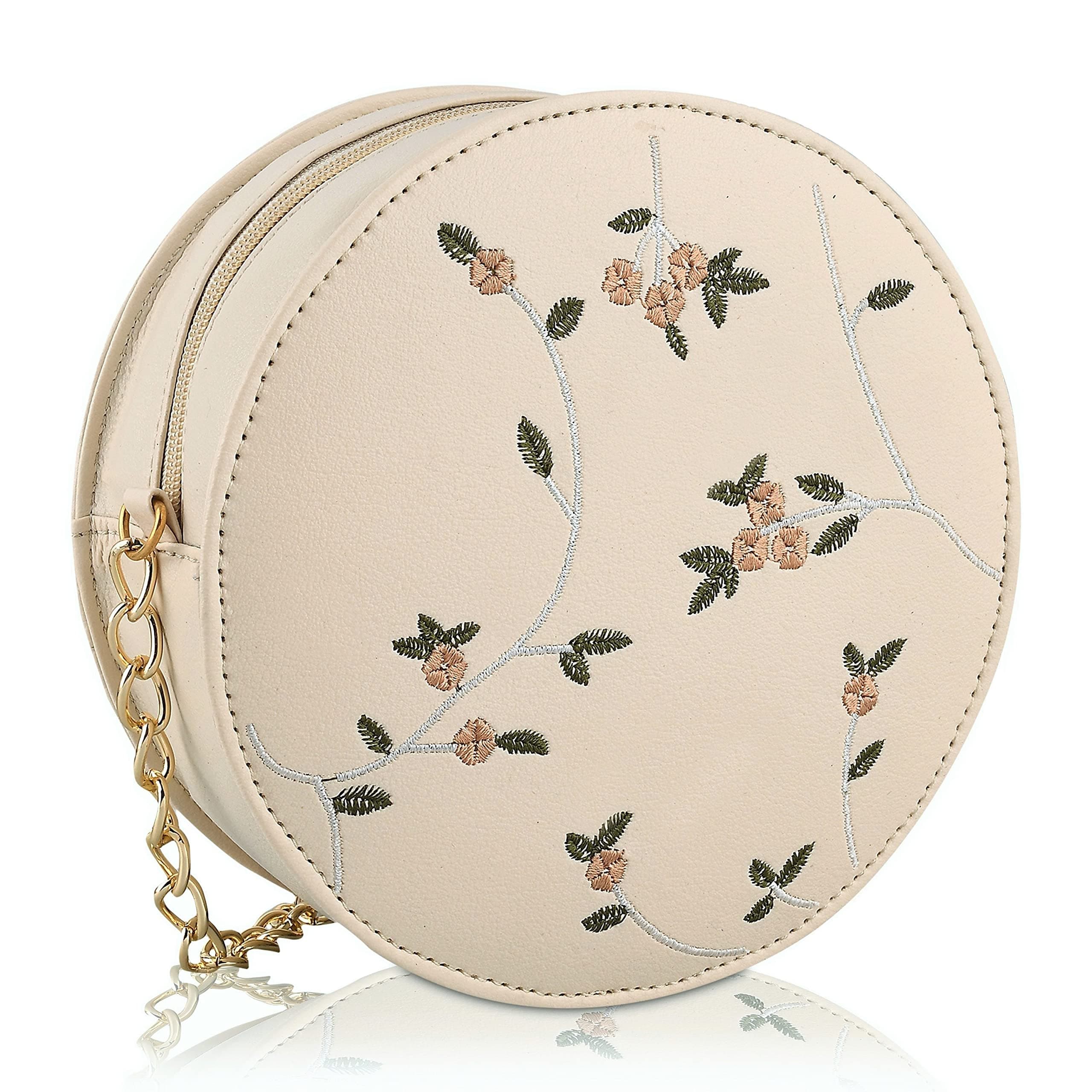 women girls embroided sling bag