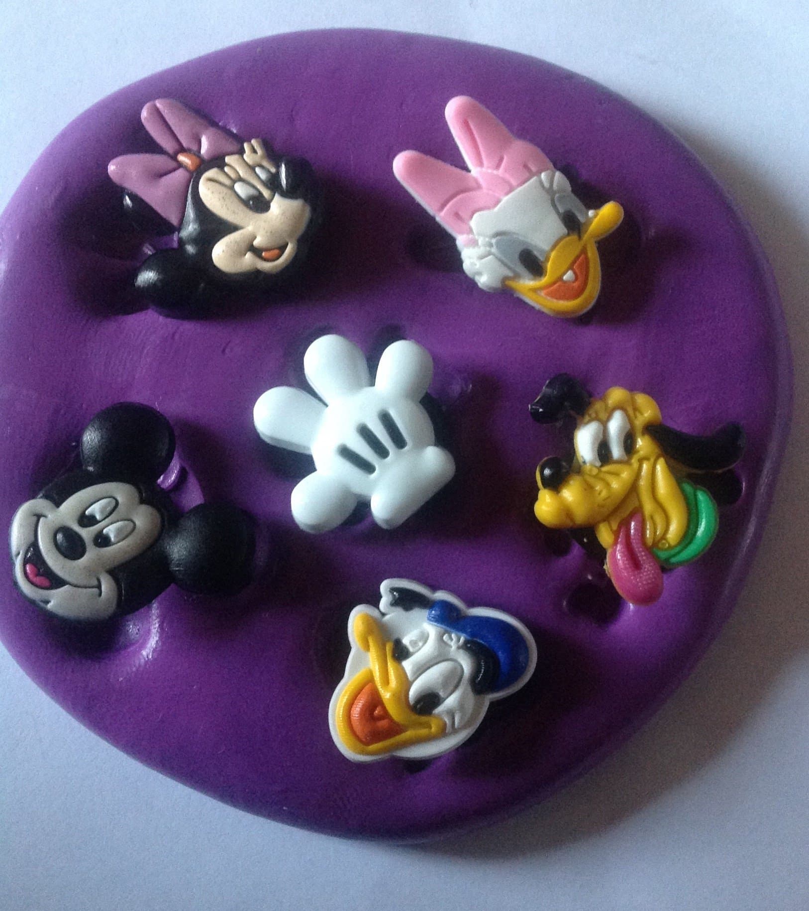 Disney mix Mickey Minnie and friends silicone mould