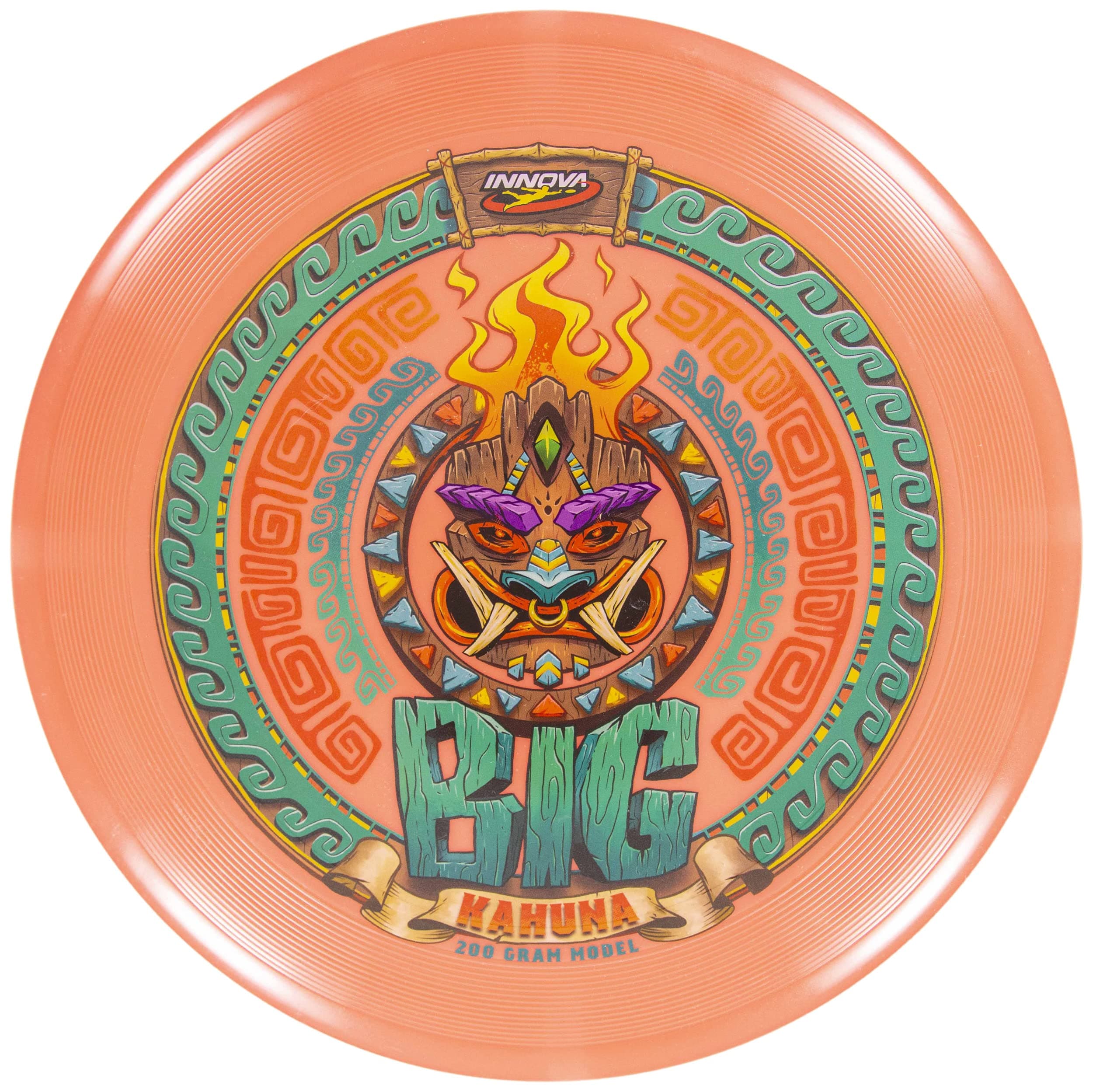 INNOVA Big Kahuna INNmold Beach Frisbee 200g – Designed to Handle High Winds, Easy to Grip Rim