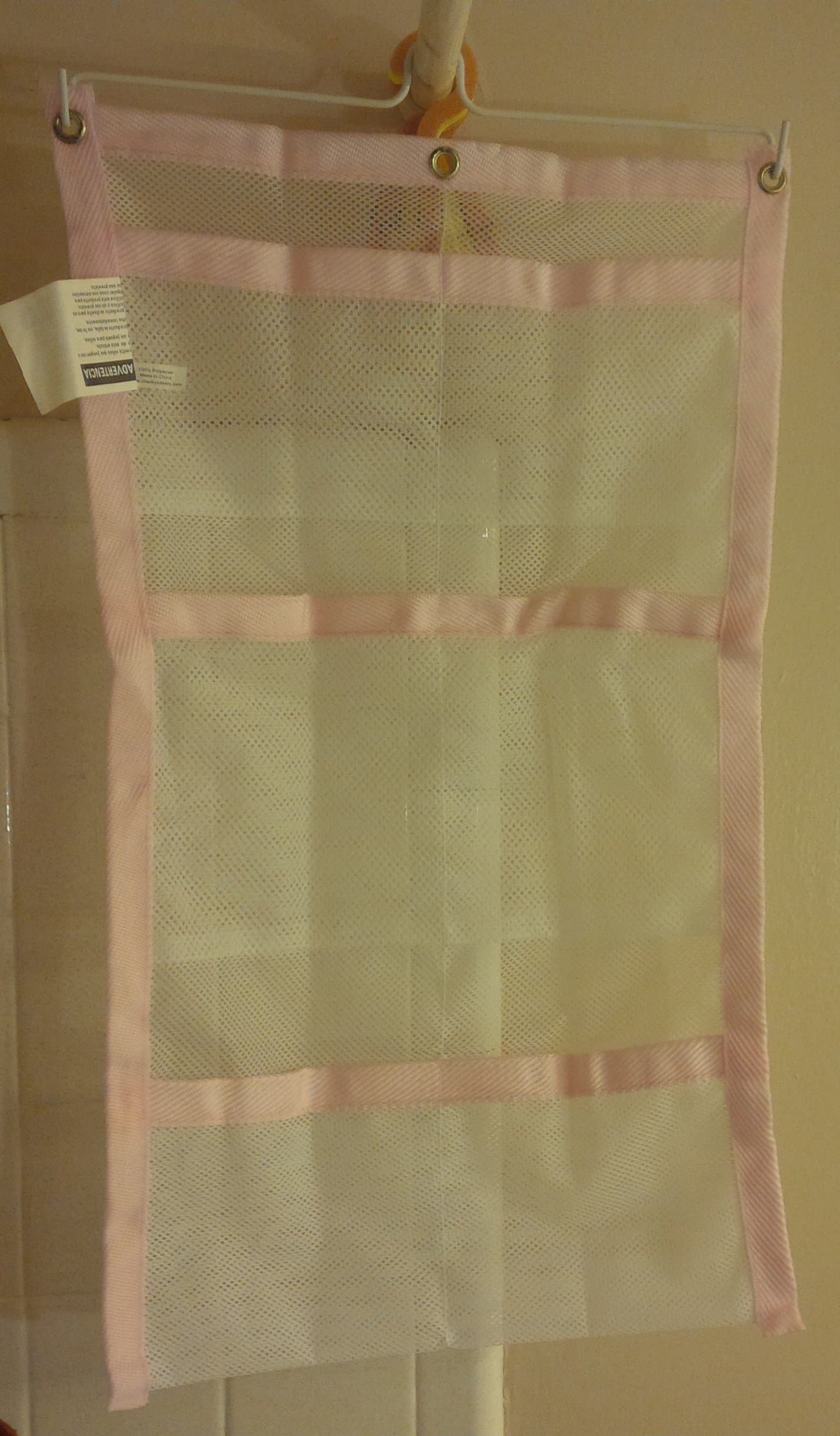 Mesh Shower Organizer - Shower King (Pink)