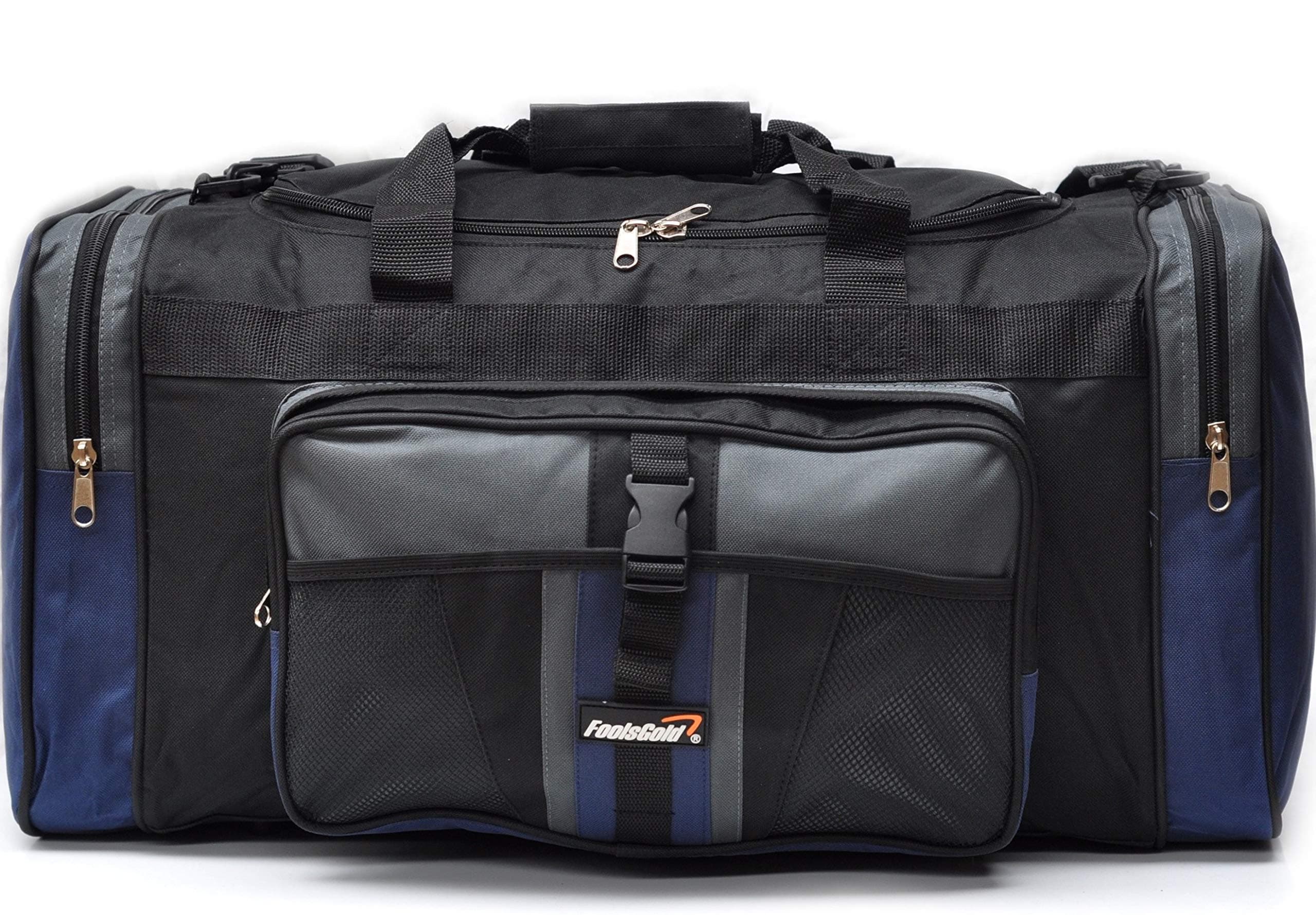 foolsGold Sports Holdall Bag 24 inch 50 Litre - Black/Navy