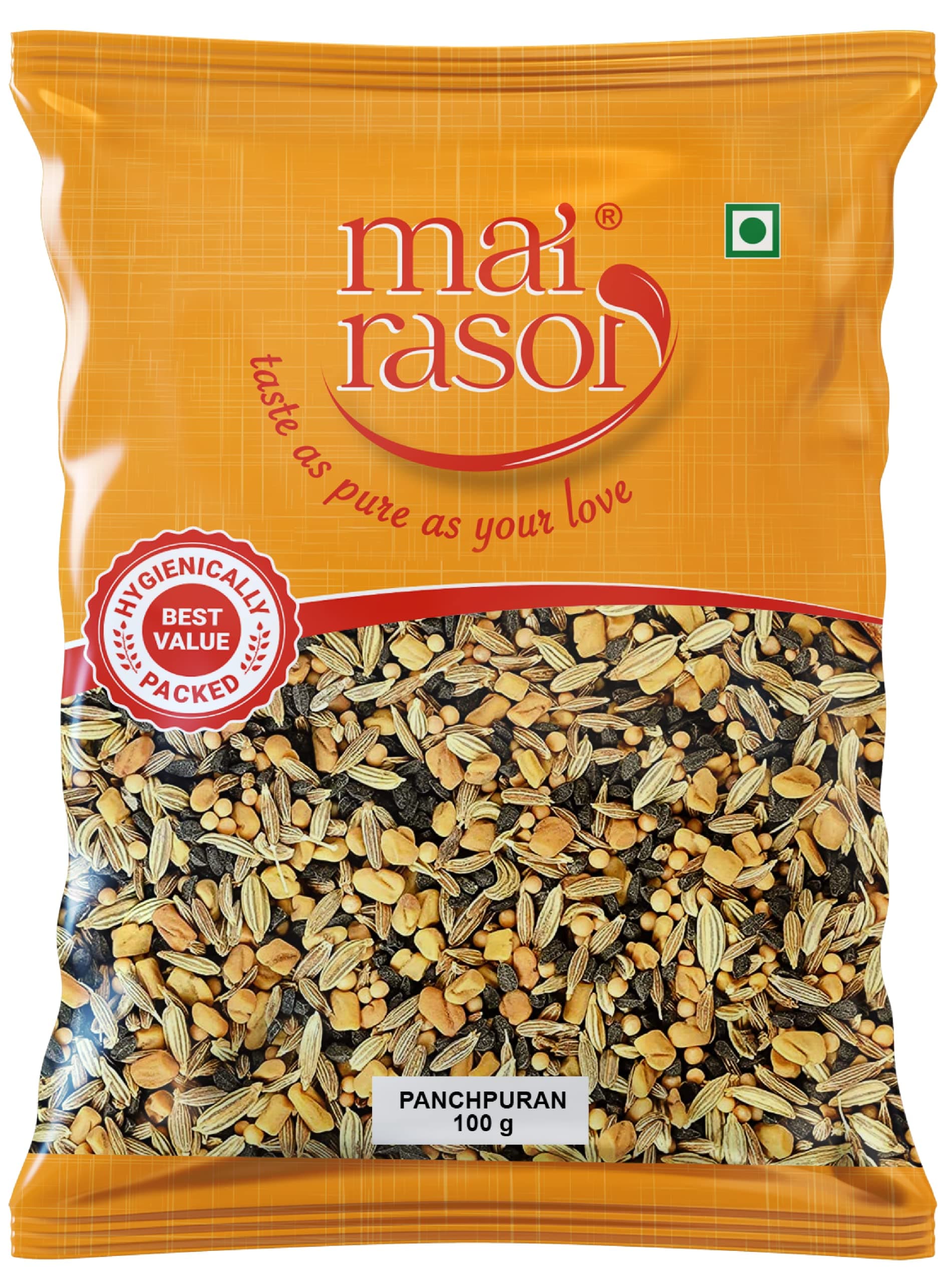 MAI RASOI Panchpuran/Panchforan/Panchphoran/5 Spices Masala Mix 100g