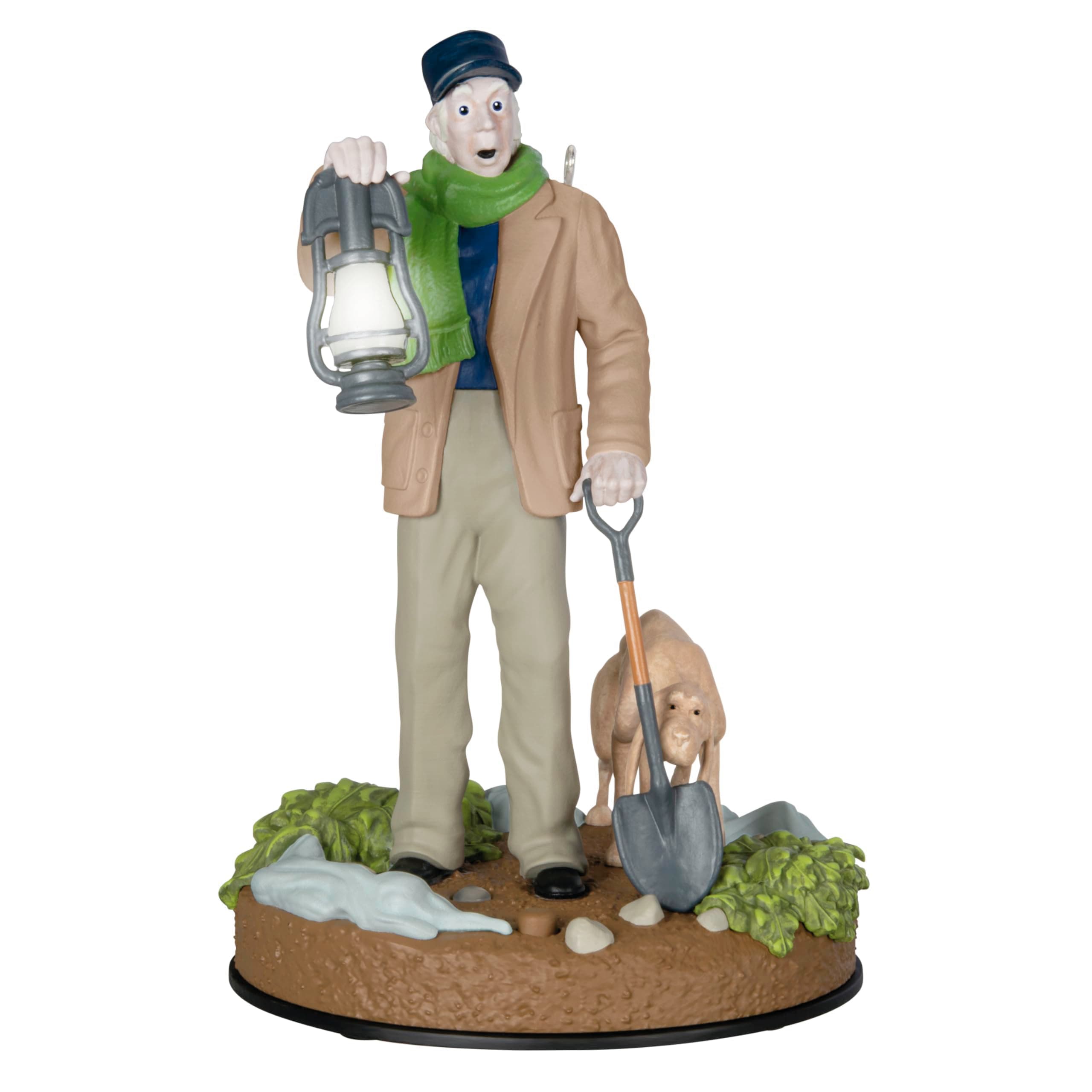 Christmas Ornament, Disney The Haunted Mansion Collection The Caretaker and His Dog With Light and Sound, Gifts for Disney Fans