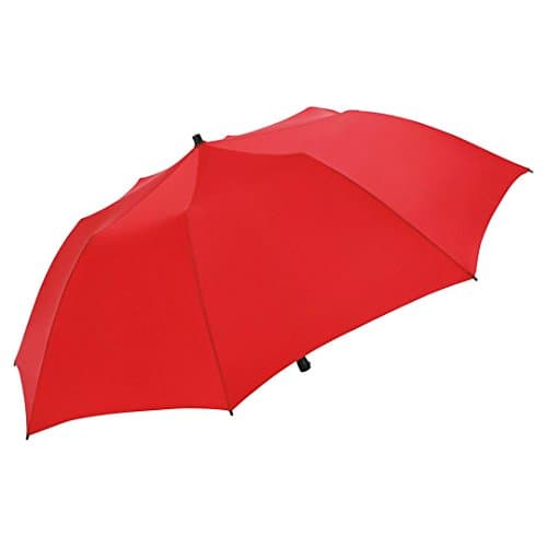 FARE Travelmate Camper Foldaway Beach Umbrella / Parasol UV50+ - Red