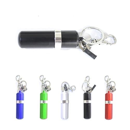 YINO Outdoor Camping Aluminum Waterproof Kerosene oil Storage Pot Fuel Canister Accessories for Cigarette Lighter Stove with Keychain