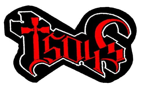 Mnc Patch Black Red GHOST OPUS Music Band Heavy Metal Punk Rock Logo iron on sew on patch Sign Badge Symbol Patch Iron on Applique Embroidered Jacket T shirt Costume