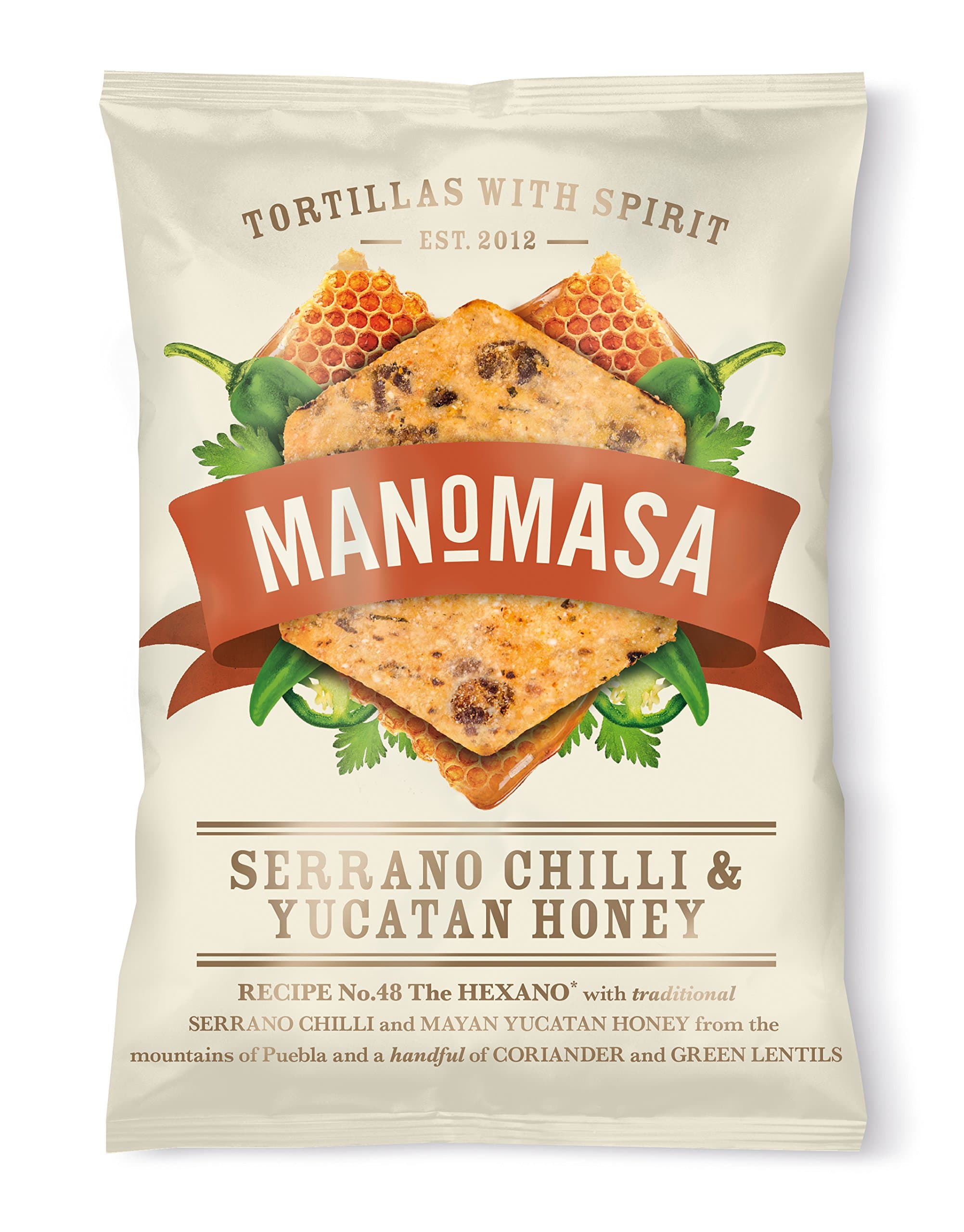 Manomasa Serrano Chilli & Yucatan Honey (12 x 160g)