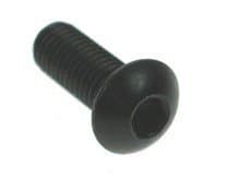 5mm High Tensile Bolts M5 x 10mm (10 Pack) Black (10.9 H/T) Socket Button / Dome Allen Key Head Bolt/Screws Free UK Delivery