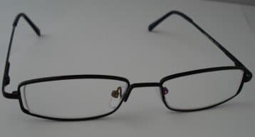 Black Frame Anti Glare Computer Glasses +0.25 dioptres