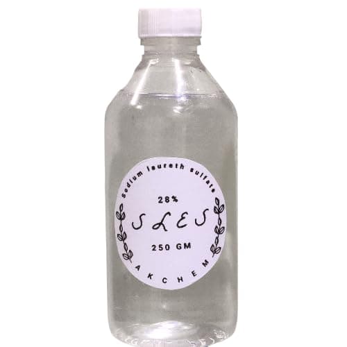 AKCHEM Sodium Lauryl Ether Sulphate SLES Liquid 28% Pack of 250 ML