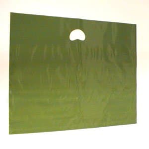 Plastic Bags, 55cm wide 'Harrods green' plastic carrier bags, Boxes of 500