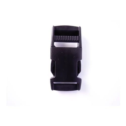 SR25 PLASTIC SIDE RELEASE BUCKLE BLACK 25mm webbing