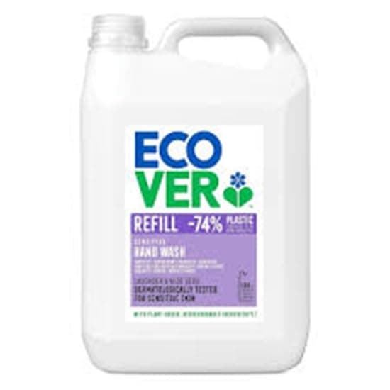 Ecover Hand Wash Refill, Lavender & Aloe Vera, 5L
