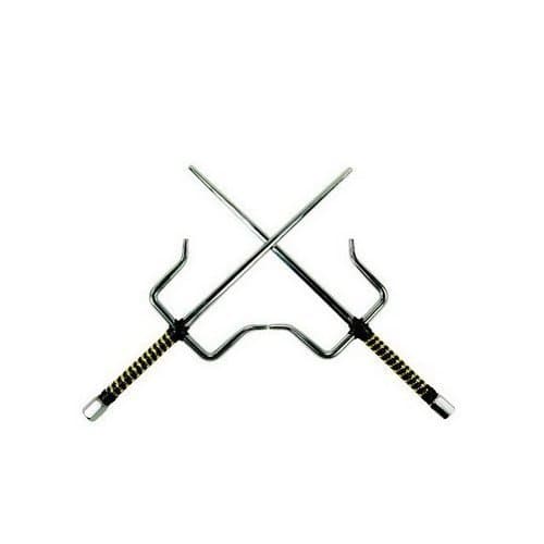 Hanzo Steel 19 Inch Sai Set - Chrome