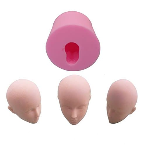 SEPTEMBER 3D Cute Baby Face Silicone Mould Chocolate Candy Pudding Mold Handmade Polymer Clay Molds (1226)