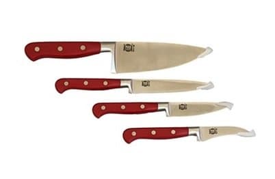 Mad Hungry 4-piece Forged Steel Cutlery Knife Set (Red)