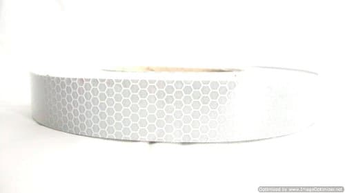 JNE New High Intensity Reflective Tape/Vinyl 50mm x 3m Roll--White