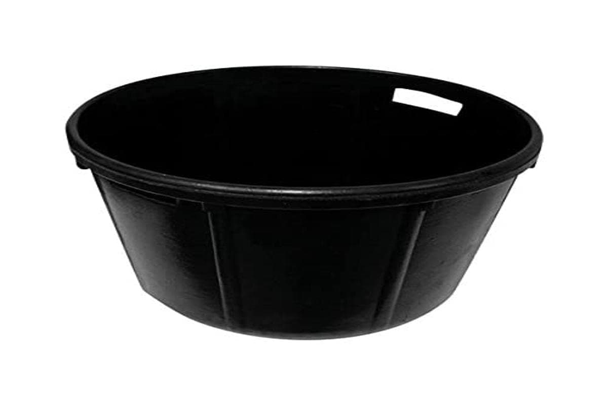 Taliaplast 50ltr Rubber Plasters Tub - Black 2 Handles