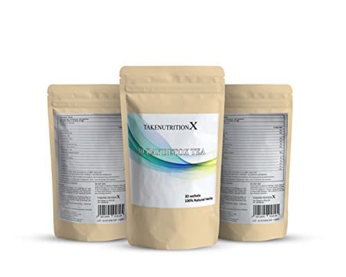 Takenutritionx 30 Days Detox Ampk Get Fit Herbal Weight Loss Tea- Natural Weight Loss, Body Cleanse and Appetite Control Oolong Tea,Lotus Leaf, Hawthorn,Gynostemma Pentaphylla 30 Tea Bags