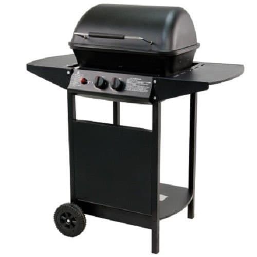 Scotvision® New Texas BBQ 2 Burner Gas Barbecue Stainless Steel Coated 360° Heat Resistance