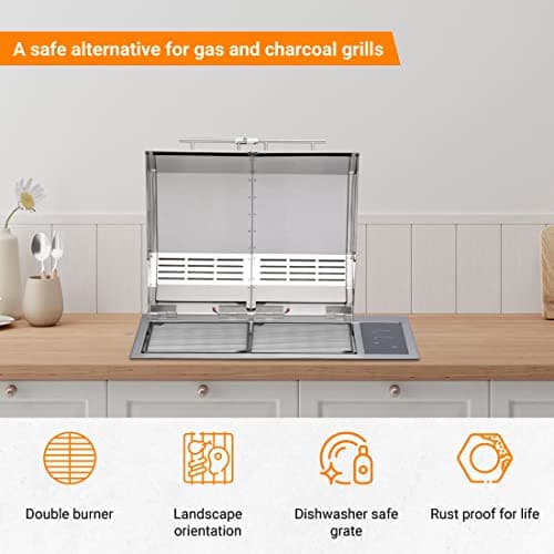 Kenyon B70425NH Texan with IntelliKEN Built-in Electric Grill, Stainless Steel