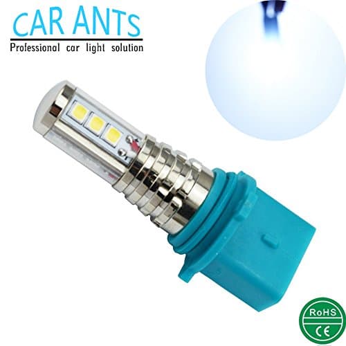 Car Ants Auto Parts 12/24V Extremely Super Bright Chips P13W, 30W 1400LM LED Turn signal streering Light Bulbs, Plug-n-Play Cool White Color(P13W)(pack of 2)