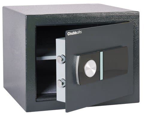 ALD3 - CHUBBSAFES ALPHAPLUS 2K CERTIFIED FIRE RETARDANT SAFE £3K CASH RATED 28KG 13 LITRES STEEL 8 LEVER KEY LOCK