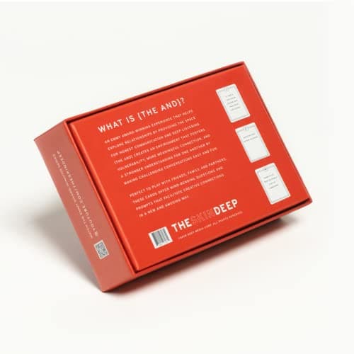 The Skin Deep (The and) Amusing Edition - 199 Fun Question Cards for Friends, Family, Couples - Random & Funny Ice Breaker Conversation Starter Cards - Get Everyone Talking at Game Night or a Party