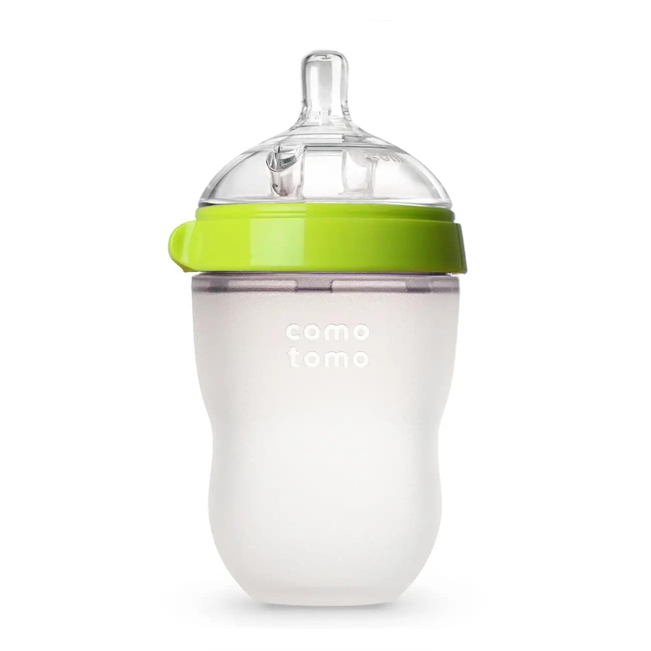 Comotomo Natural Feel Baby Bottle, Green, 8oz