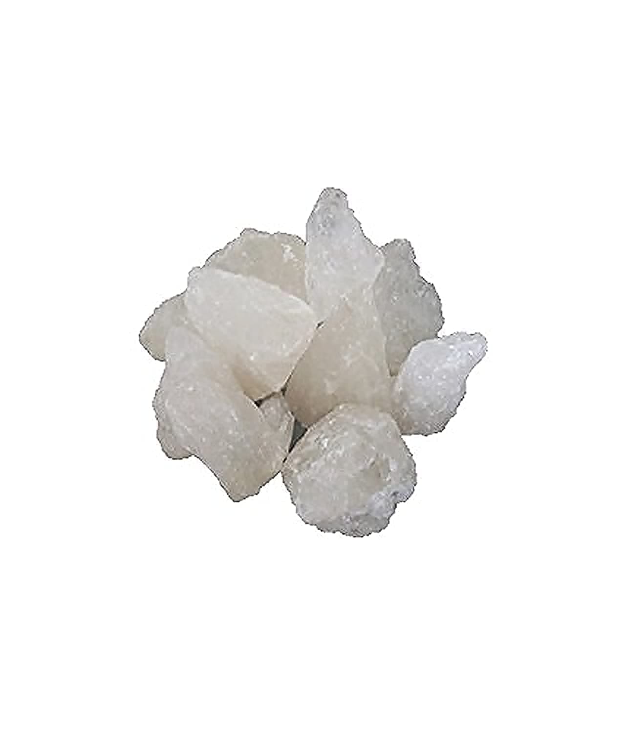 Alum. Stone Of Alumbre - Phitkari - White Alum - Natural Piedra De Alumbre Alum Stone - 250G