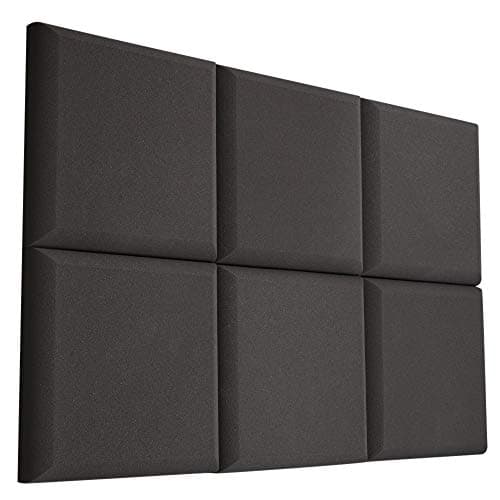 VACOUSTIC 12Pack - Acoustic Studio Foam Wedges 1" X 12" X 12" Sound Absorber Soundproofing Wall Foam Acoustic Panels Noise Reduction Acoustic Treatment Acoustic Control Sound Dampening