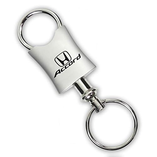 Gregs Automotive Compatible with Honda Accord Valet Pull Apart Key Chain Ring Fob with Racing Decal